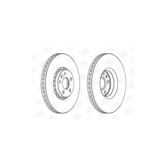 Champion 562672Ch-1 Brake Disc For Volvo Xc60 I (156)