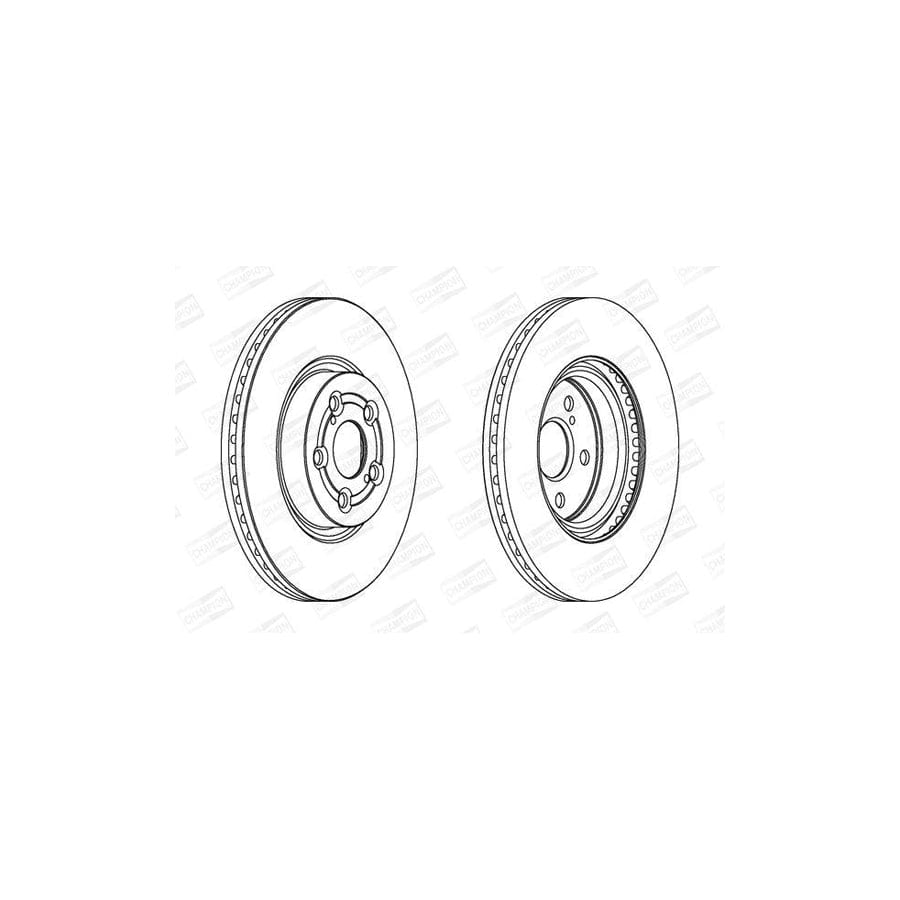 Champion 562439CH Brake Disc For Toyota Avensis