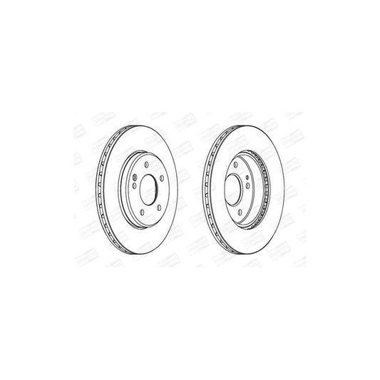Champion 561697CH Brake Disc Suitable For Mercedes-Benz C-Class