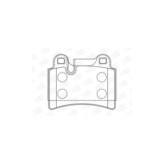 Champion 573297CH Brake Pad Set For VW Touareg I (7La, 7L6, 7L7)