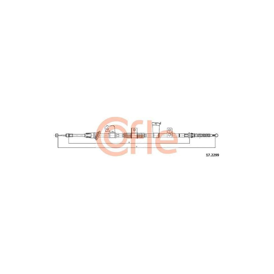 Cofle 17.2299 Hand Brake Cable