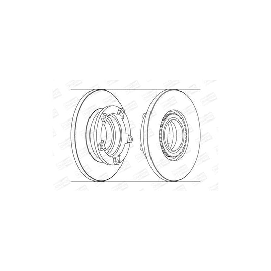 Champion 562638Ch-1 Brake Disc For Ford Transit