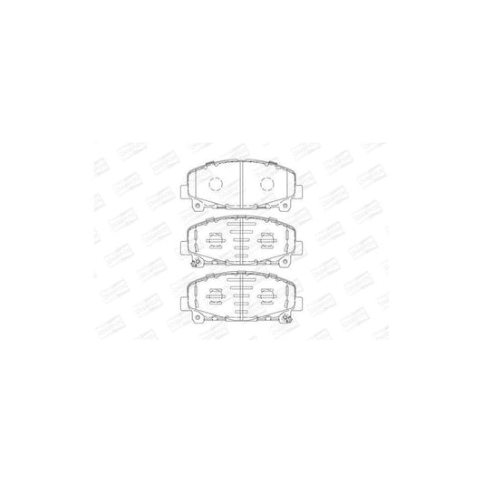 Champion 572635CH Brake Pad Set For Honda Accord