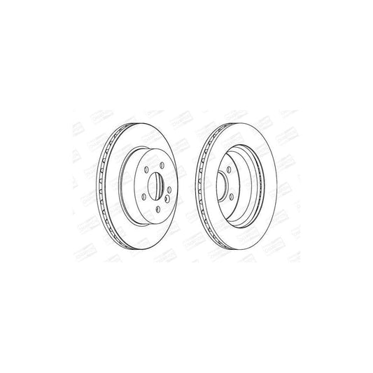 Champion 562099CH Brake Disc Suitable For Mercedes-Benz Ml-Class (W163)