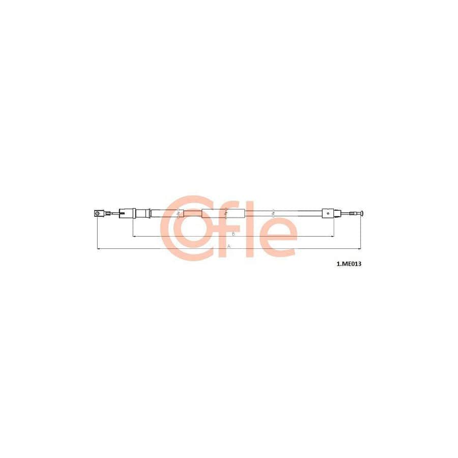 Cofle 92.1.Me013 Hand Brake Cable
