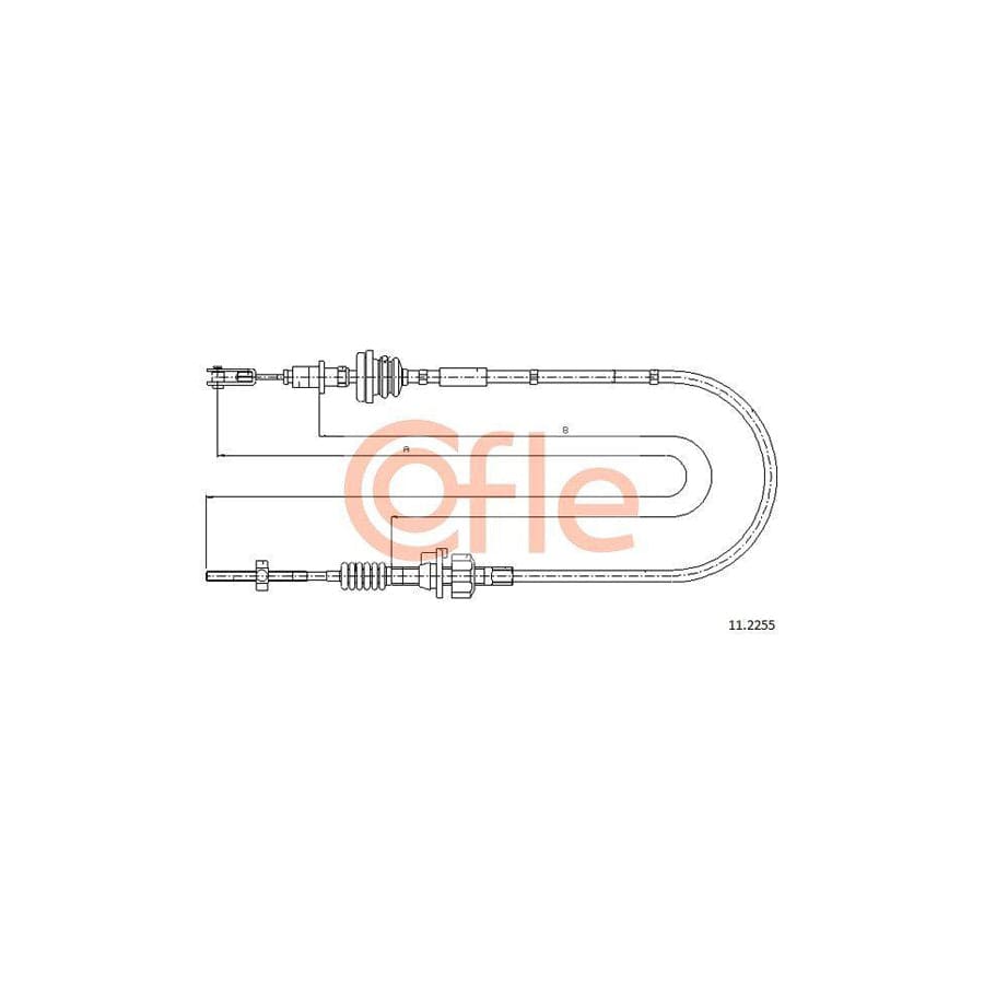 Cofle 92.11.2255 Clutch Cable