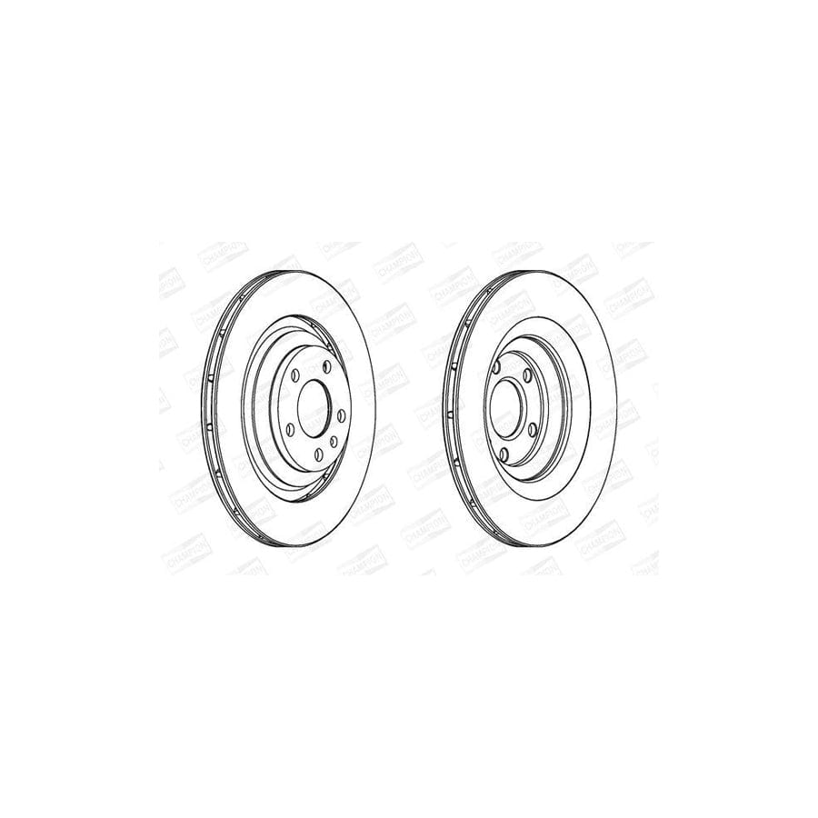 Champion 562512CH Brake Disc For Audi A6