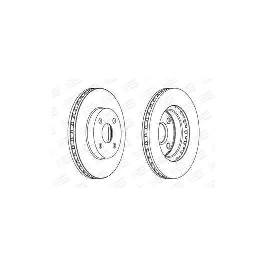 Champion 563146CH Brake Disc For Toyota Corolla