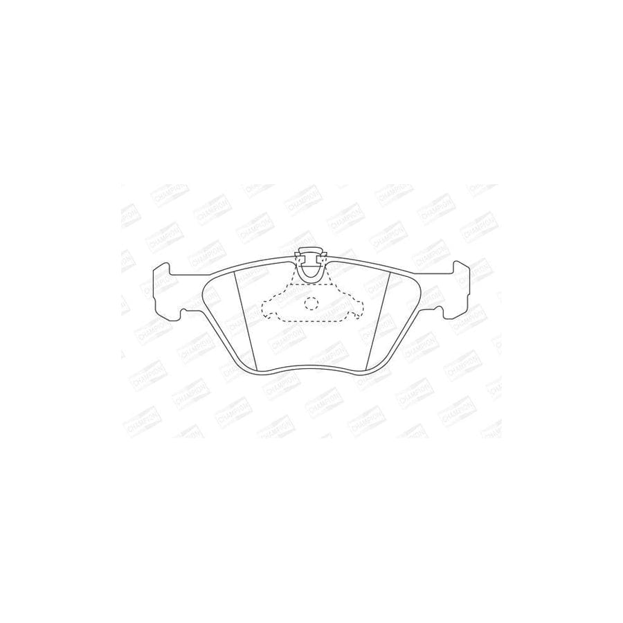 Champion 571880CH Brake Pad Set For BMW 5 Series