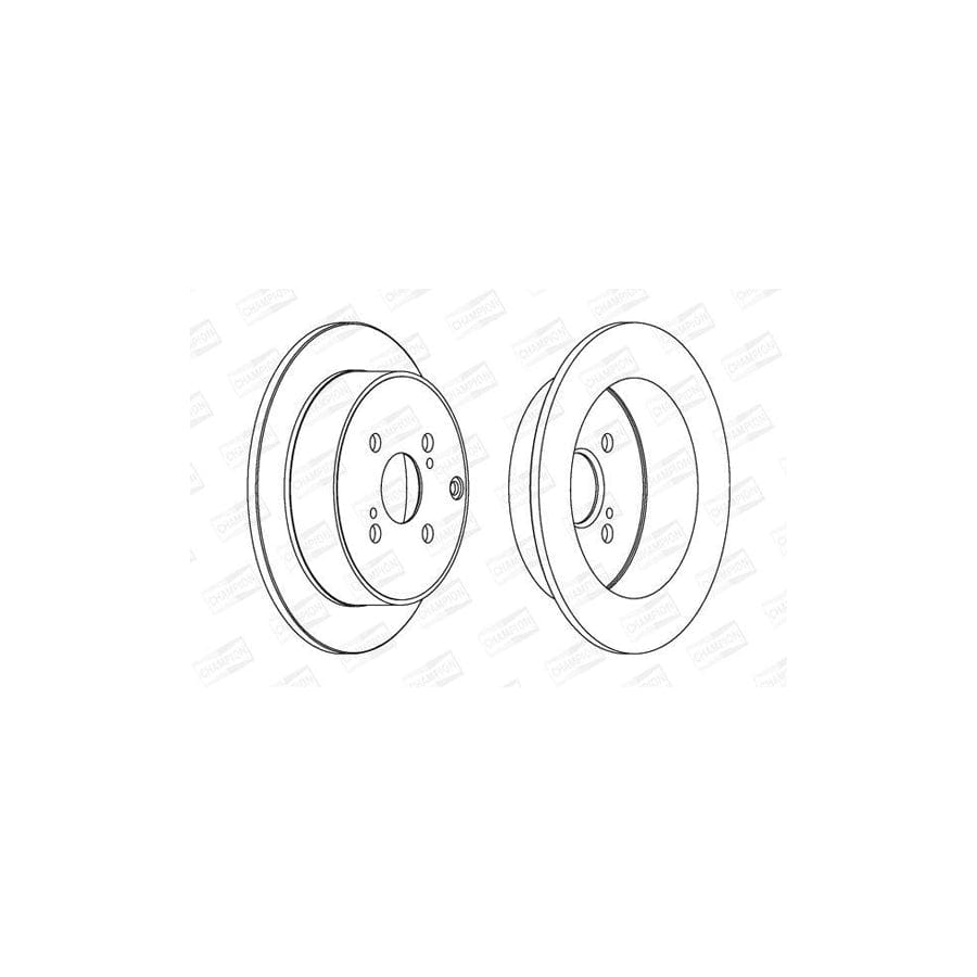 Champion 562431CH Brake Disc For Toyota Corolla
