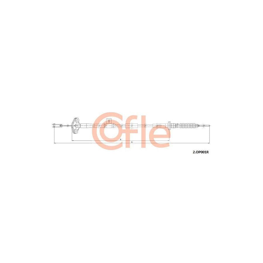 Cofle 2.Op001R Clutch Cable For Opel Agila B (H08)
