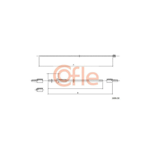 Cofle 1606.50 Bonnet Cable