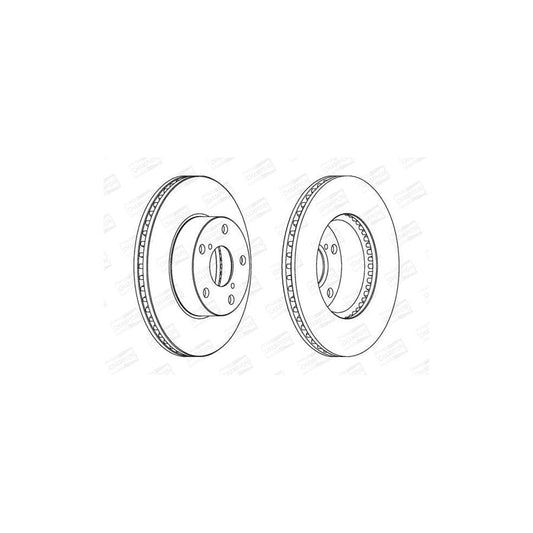 Champion 562269CH Brake Disc For Toyota Rav4 Ii Off-Road (Xa20)