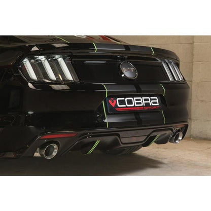 Cobra Exhaust Ford Mustang 5.0 V8 GT Fastback (2015-18) 2.5" Venom Box Delete Race Cat Back Performance Exhaust