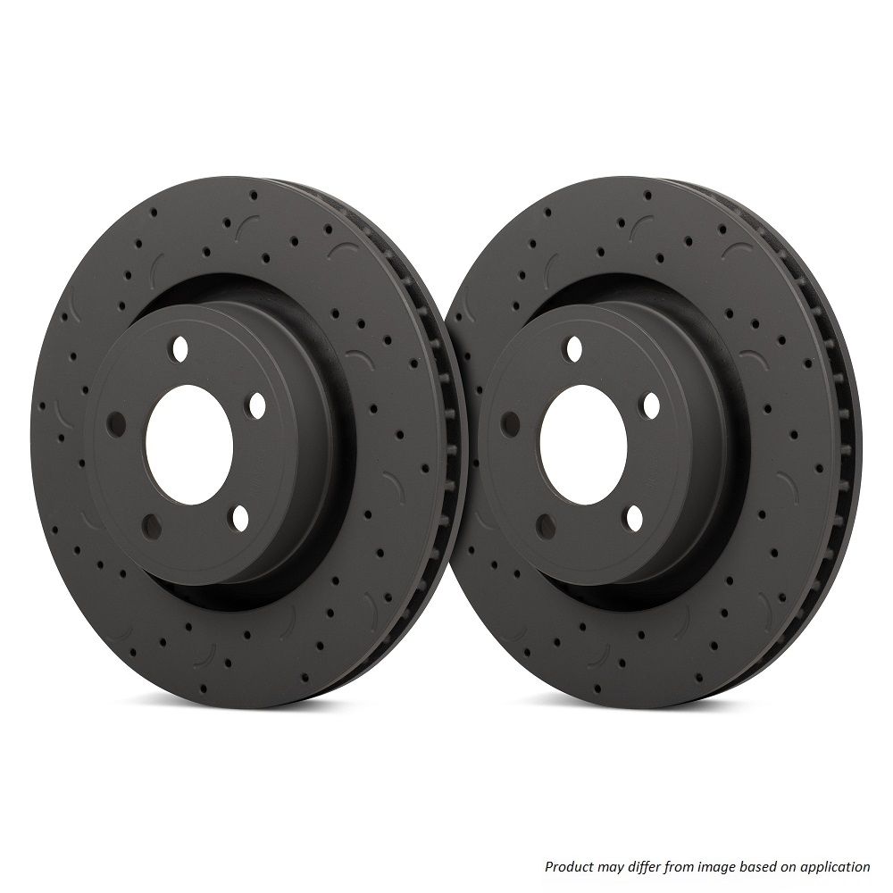 Hawk Performance HTC4094 Talon Slotted & Drilled Brake Discs Front