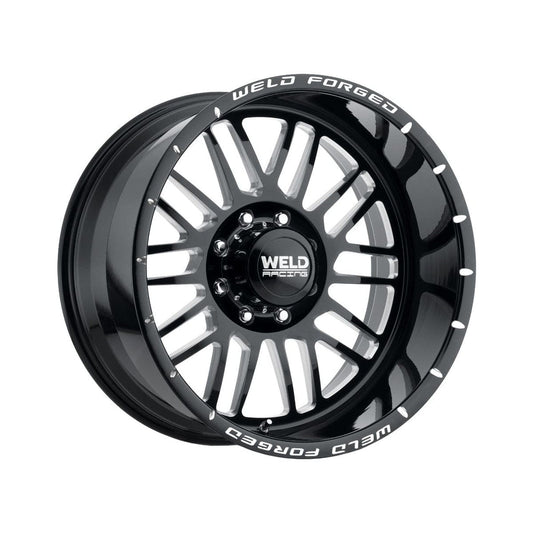 Weld W70344017BBA Konflict Xt Wheel 24x14 8x170 ET-76 BS4.5 Gloss Black &amp; Contrast Cut