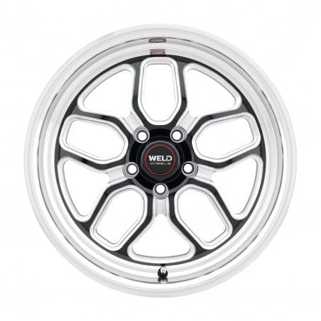 Weld S10778067450 Laguna S107 Wheel 17x8 5x114.3 ET0 BS4.5 Gloss Black MIL - DIA