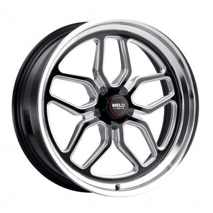 Weld S10722073675 Laguna S107 Wheel 22x12 5x127 ET6 BS6.75 Gloss Black MIL - DIA