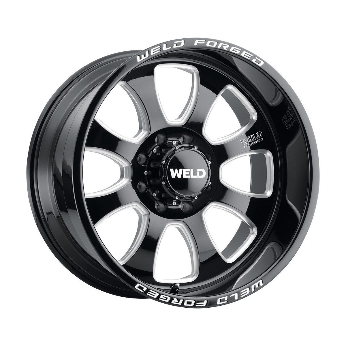 Weld W70724084BAA Renegade Xt Wheel 22x14 6x139.7 ET-76 BS4.5 Gloss Black &amp; Contrast Cut