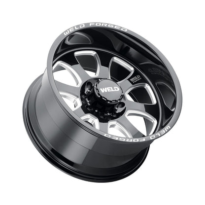 Weld W70742075BAA Renegade Xt Wheel 24x12 5x127 ET-51 BS4.5 Gloss Black & Contrast Cut