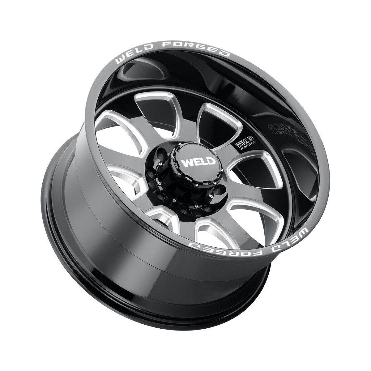 Weld W70702082BAA Renegade Xt Wheel 20x12 8x165.1 ET-51 BS4.5 Gloss Black & Contrast Cut