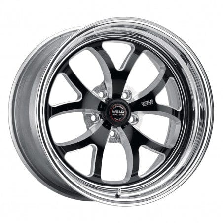 Weld 76MB7100B83A S76 Wheel 17x10 5x4.75 ET71 BS8.3 Black Center - Polished Shell
