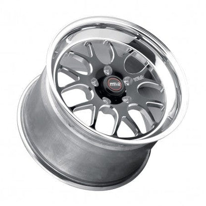 Weld 77MB7080B58A S77 Wheel 17x8 5x4.75 ET33 BS5.8 Black Center - Polished Shell