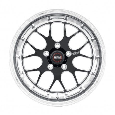 Weld 77HB7100N72A S77 Wheel 17x10 5x120 ET43 BS7.2 Black Center - Polished Shell
