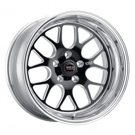 Weld 77LB7070B45A S77 Wheel 17x7 5x4.75 ET13 BS4.5 Black Center - Polished Shell