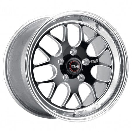 Weld 77MB-508A55A S77 Wheel 15x8 5x4.5 ET25 BS5.5 Black Center - Polished Shell