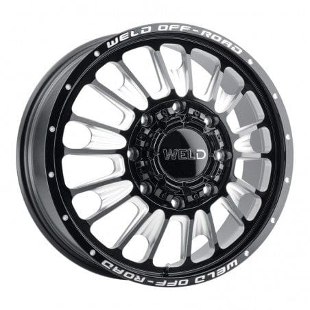Weld W12108292890 Scorch Dually Front W121 Wheel 20x8.25 8x200 ET108 BS8.9 Gloss Black MIL