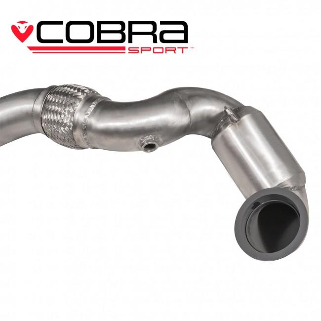 Cobra Exhaust VW Golf GTI (Mk7) 2.0 TSI (5G) (12-17) Sports Cat / De-Cat Front Downpipe Performance Exhaust