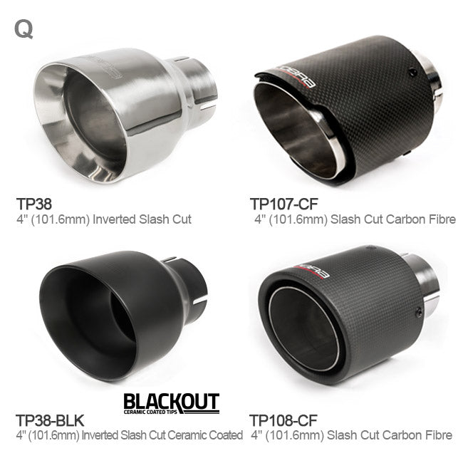 Cobra Exhaust BMW M340i (G20) (19+) (UK/EU) Valved Quad Exit GPF/PPF Back Performance Exhaust