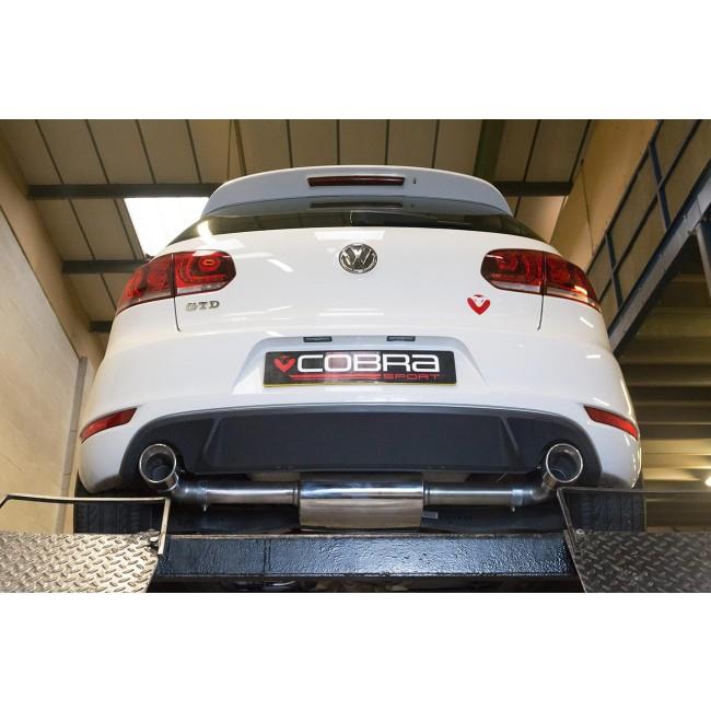 Cobra Exhaust VW Golf GTD (Mk6) 2.0 TDI (5K) (09-13) GTI Style Cat Back Performance Exhaust