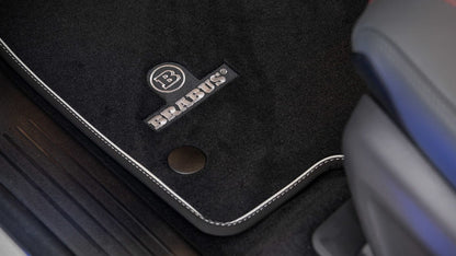 Genuine Brabus 464-871-00N Mercedes-Benz Black Velour Floor Mats (Inc. G63 AMG, G550 & G500)